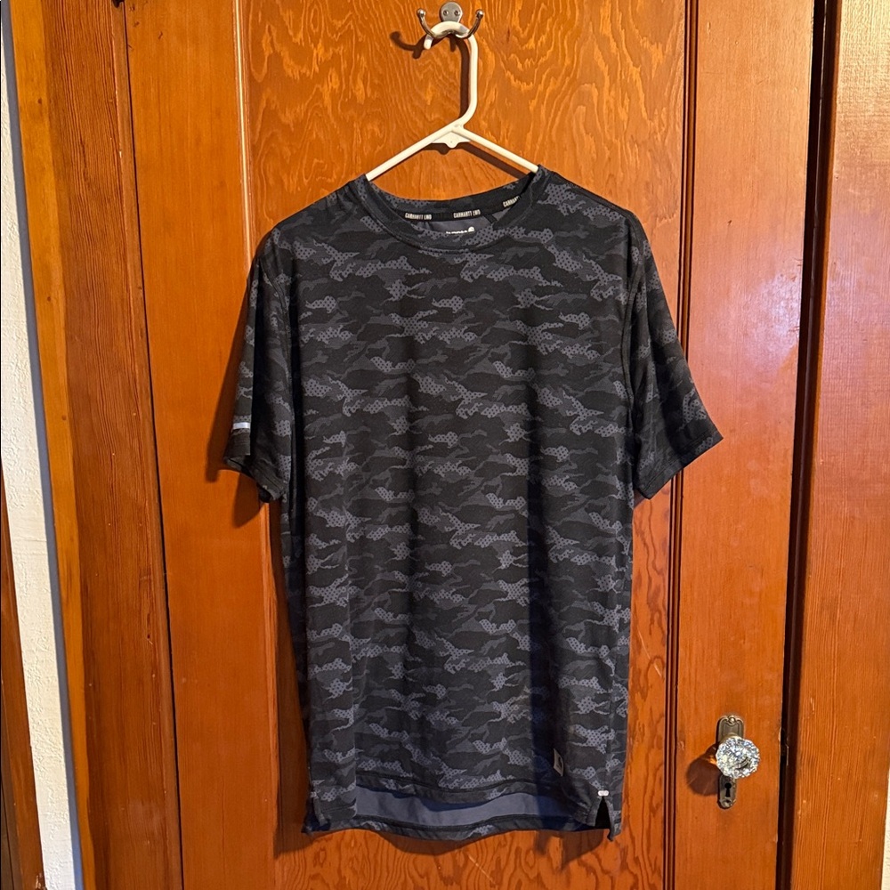 Carhartt Black Camouflage Short Sleeve Tee